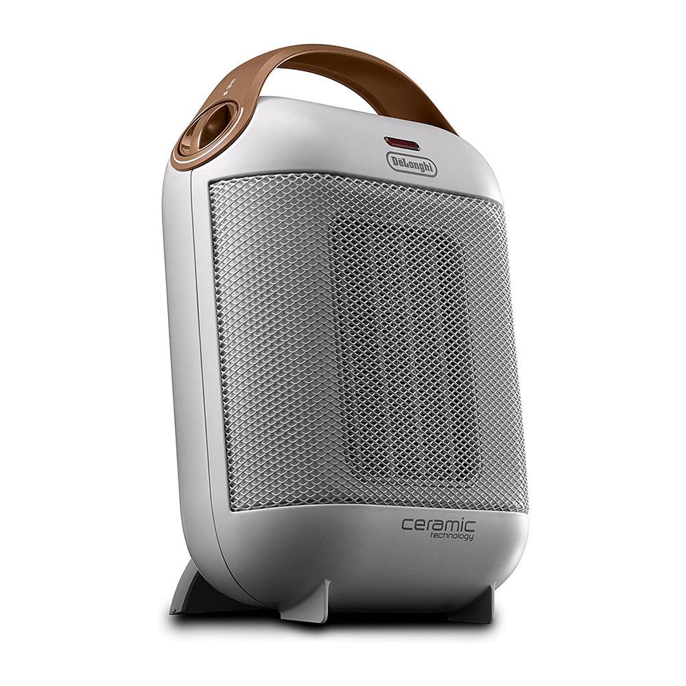 Delonghi Capsule Ceramic Fan Heater With Power Settings W Ivory