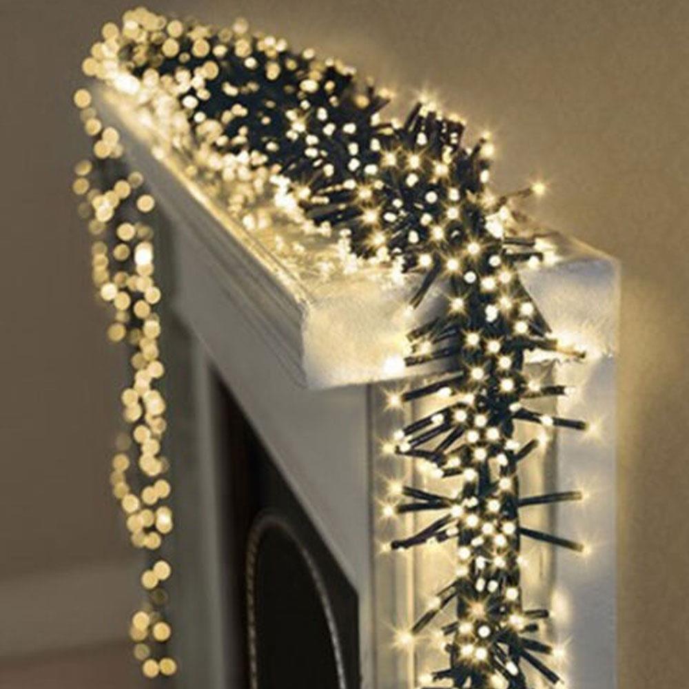 Premier Christmas 2000 Multi Action LED Clusters Lights