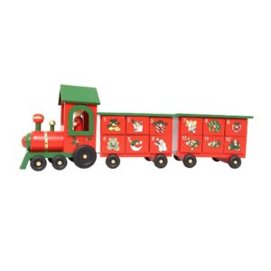 Premier Wooden Train With Two Carriages Christmas Advent Calendar