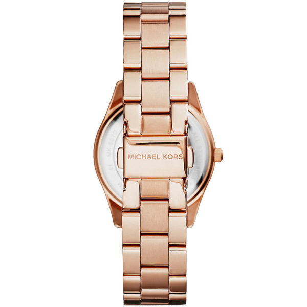Michael Kors 34mm Gold Plated Stainless Steel Case Rose Gold Women's Watch