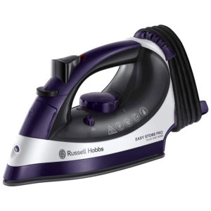 Russell Hobbs Easy Store Pro Plug And Wind Iron Ceramic 2400 W 330ml Water Tank – Purple