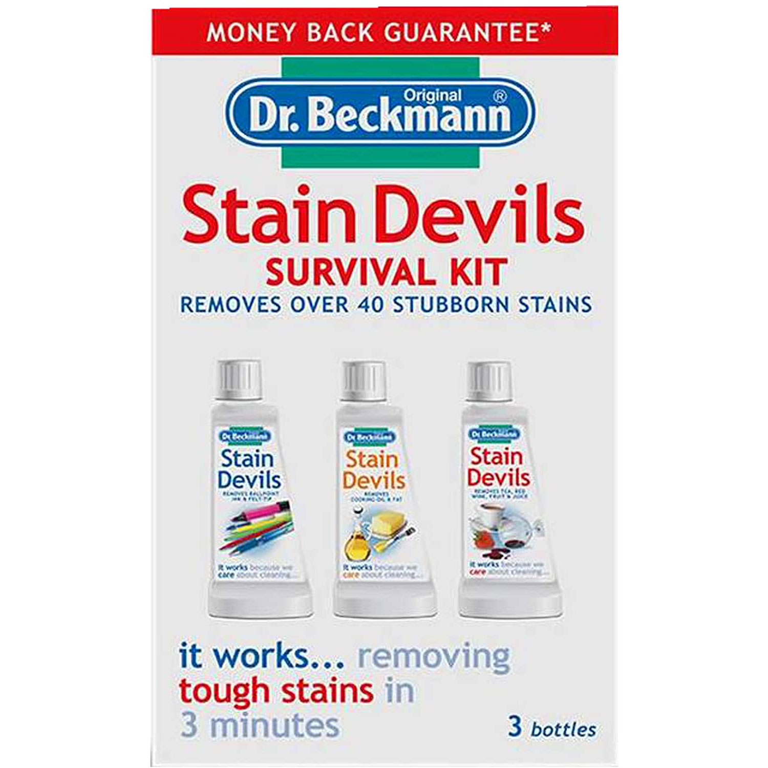 Buy Dr. Beckmann Stain Devils Survival Kit 3x50 ml