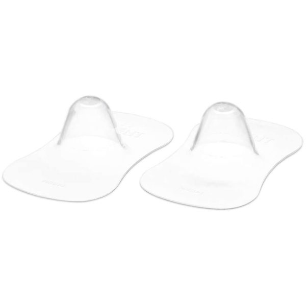 Philips Avent Nipple Shields To Support Breastfeeding With Travel Case - 2pcs