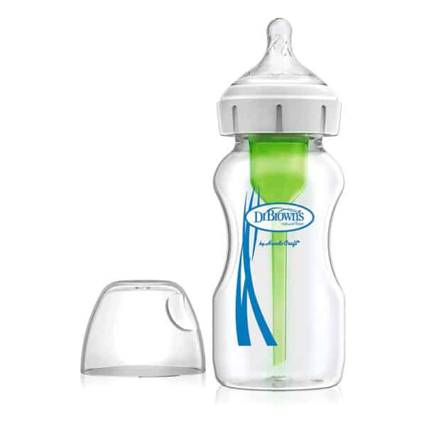 Dr. Brown Options+ Anti-Colic Wide Neck Glass Baby Bottles 270ml