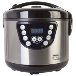 Wahl James Martin LED Digital Multi Cooker 4 Litre Family Size Stainless Steel - Silver