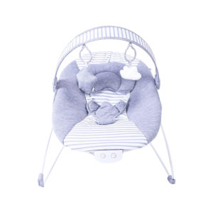 Red Kite Grey Linen Cozy Bounce Musical Vibrating Baby Bouncer Chair 265409