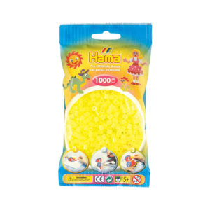 Hama 1000 Beads Refill Bag - Neon Yellow