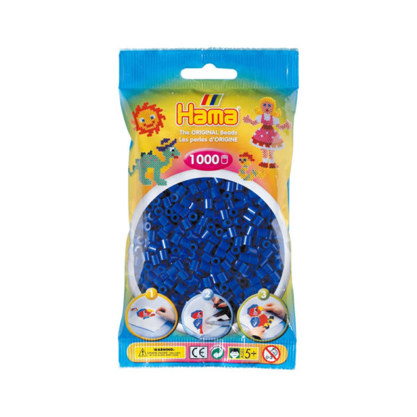 Hama Dark Blue Midi Beads