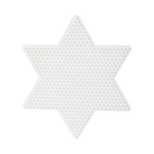 Hama Midi Pegboard Large Star Plastic – White
