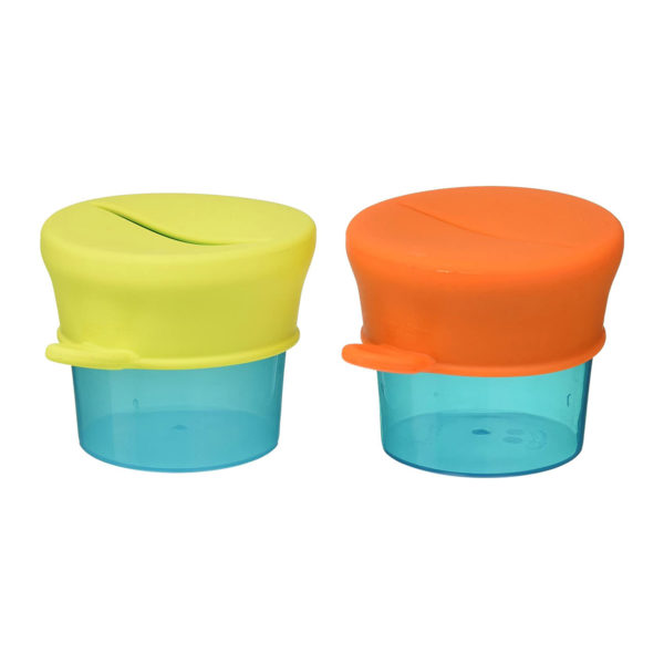 Tomy Boon SNUG Stretchy Silicone Lids And Baby Food Storage Containers - Multicolor