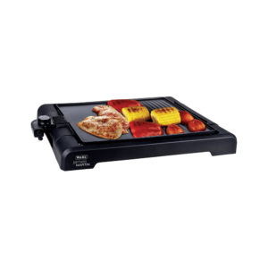 Wahl James Martin Non Stick Healthy Table Top Grill With Flat Hot Plate Stainless Steel – Black