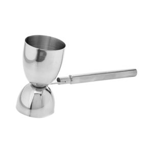 KitchenCraft BarCraft Stainless Steel Double Cocktail Jigger Spirit Measure Stainless Steel 25ml / 50ml - Silver