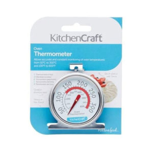 KitchenCraft Oven Thermometer Stainless Steel 6.5 x 8 cm – Silver