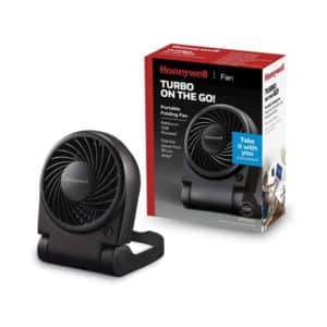 Honeywell Turbo on The Go! Portable Folding Fan – Black