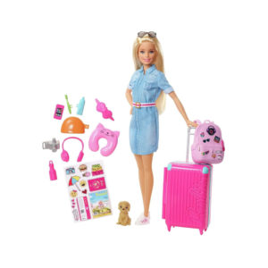Barbie Travel Doll And Accessories - Multicolor