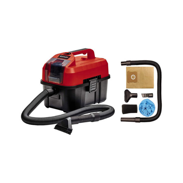 Einhell TE-VC 18/10 Li Solo Power X-Change 18V Cordless Wet And Dry Vacuum Cleaner 10 Litres - Red