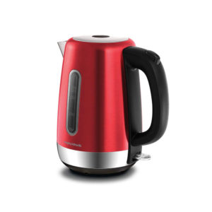 Morphy Richards Equip Jug Kettle Stainless Steel 3000 W 1.7 Litres - Red
