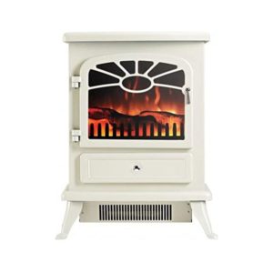 Focal Point Fires Electric Stove Fire 1850 W – Cream