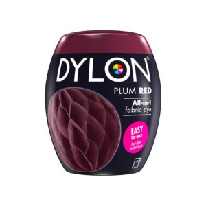 Dylon Machine Fabric Dye Pod For Clothes And Soft Furnishings 350g – Plum Red