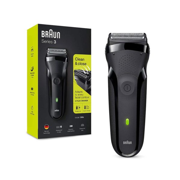 Braun Series 3 Rechargeable Electric Shaver Black - 300s