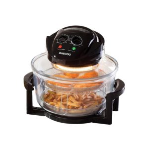Daewoo Deluxe Halogen Air Fryer With An Extension Ring 1300 W 17 Litre – Black