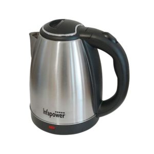 Infapower 360 Degree Cordless Jug Kettle 1800W 1.8 Litres - Brushed Stainless Steel