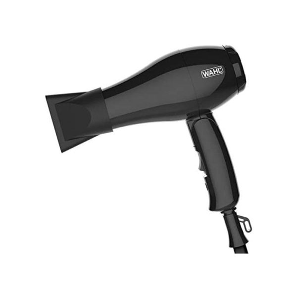 Wahl Travel Hairdryer With Folding Handle 2 Heat Settings 1000 W - Black