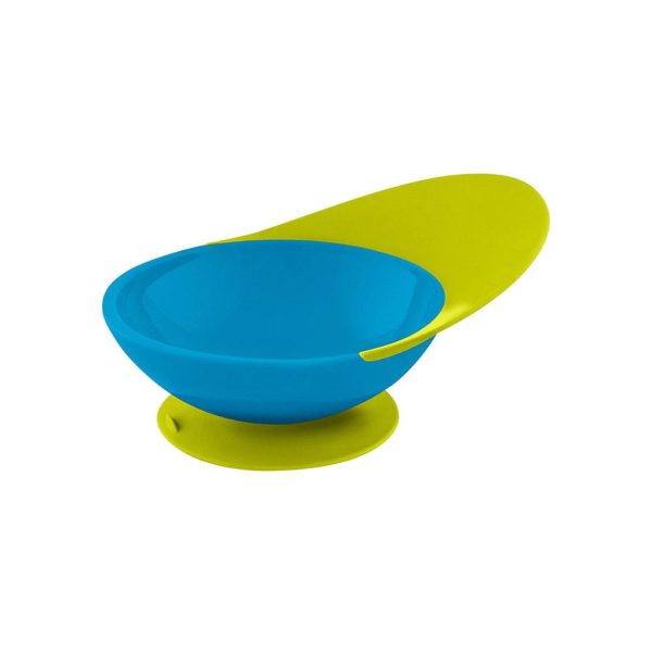 Tomy Boon CATCH Baby Feeding Bowl With Spill Catcher - Blue/Green