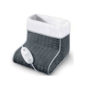 Beurer Cosy Electric Foot Warmer For Cold Feet Soft And Breathable 3 Temperature Settings - Grey
