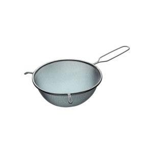 KitchenCraft Round Tin-Plated Large Sieve / Strainer 20cm - Silver