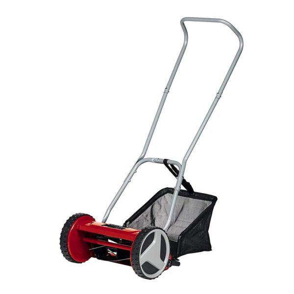 Einhell GC-HM 300 Hand Lawn Mower With 4 Cutting Height Adjustment - Red And Black