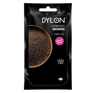 Dylon Hand Fabric Dye Sachet For Clothes And Soft Furnishings 50g – Espresso Brown