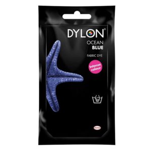 Dylon Hand Fabric Dye Sachet For Clothes And Soft Furnishings 50g - Ocean Blue