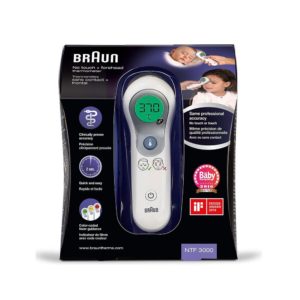 Braun No Touch Plus Forehead Digital Thermometer - White