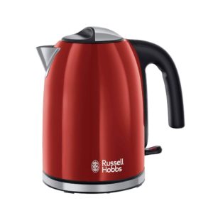 Russell Hobbs Colours Plus Kettle Stainless Steel 3000 W 1.7 Liters - Red