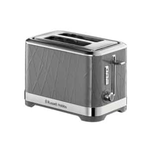 Russell Hobbs Structure 2 Slice Toaster With Stainless Steel Accents – Grey