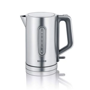 Severin Electric Kettle Brushed Stainless Steel 2400 W  1.7 Litre – Silver