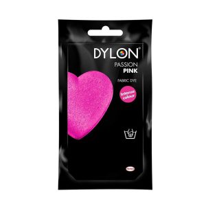 Dylon Hand Fabric Dye Sachet For Clothes And Soft Furnishings 50g - Passion Pink