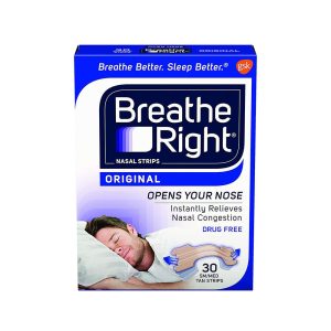 Breathe Right Congestion Relief Nasal Strips Original Small/Medium – 30 Strips