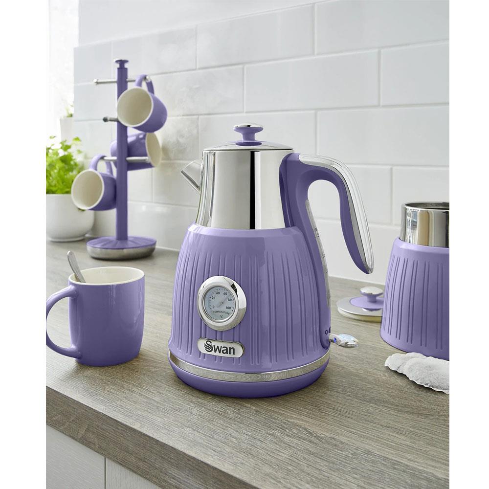 SWAN SK31040PURN 1.5L Retro jug kettle purple Brand New - Kettle and  Toaster Man