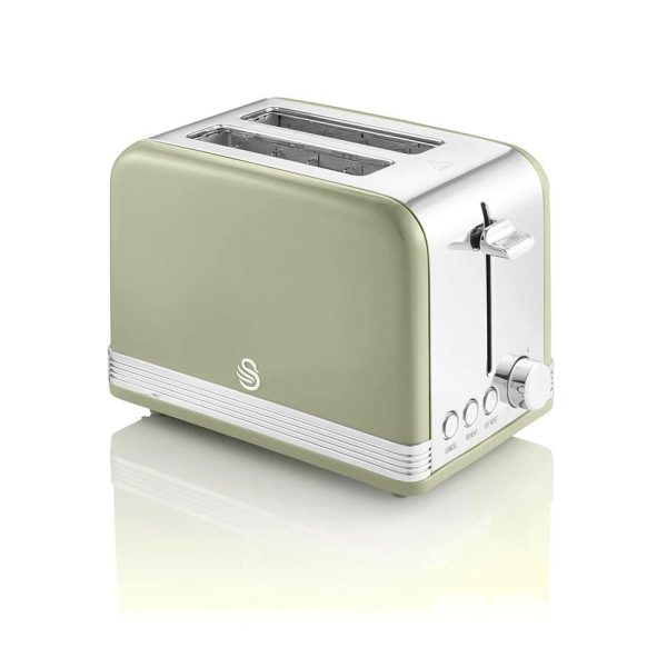 Swan 2 Slice Retro Toaster