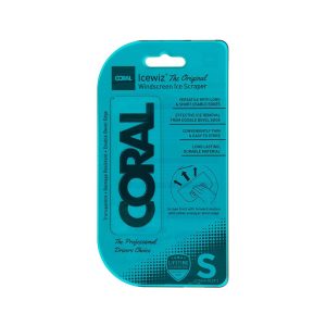 Coral Icewiz Original Ice Scraper And Snow Remover For Car Windscreens 8.2 Inch - Blue