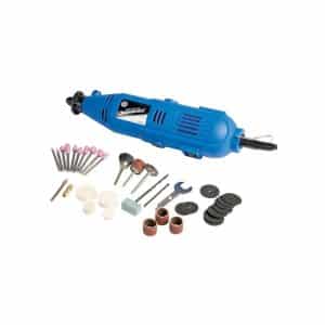 Silverline Corded Electric DIY 135W Multi-Function Rotary Tool - Blue