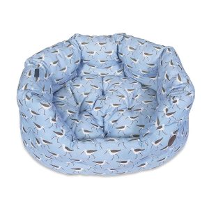 Petface Sandpiper Oval Pet Bed With Reversible Cushion And Anti Slip Base - Large