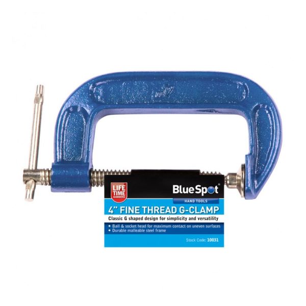 BlueSpot Fine Thread G-Clamp