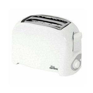 Fine Element 2 Slice Toaster With Variable Browning Control Plastic 750 W – White SDA1008