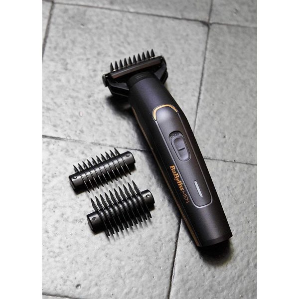 BaByliss Men Smooth Body Groom Facial Trimmers Waterproof - Black - Image 7