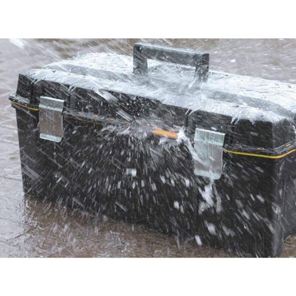 Stanley Fatmax 28 Inch Waterproof Toolbox Storage With Heavy Duty Metal Latch - Black - Image 4