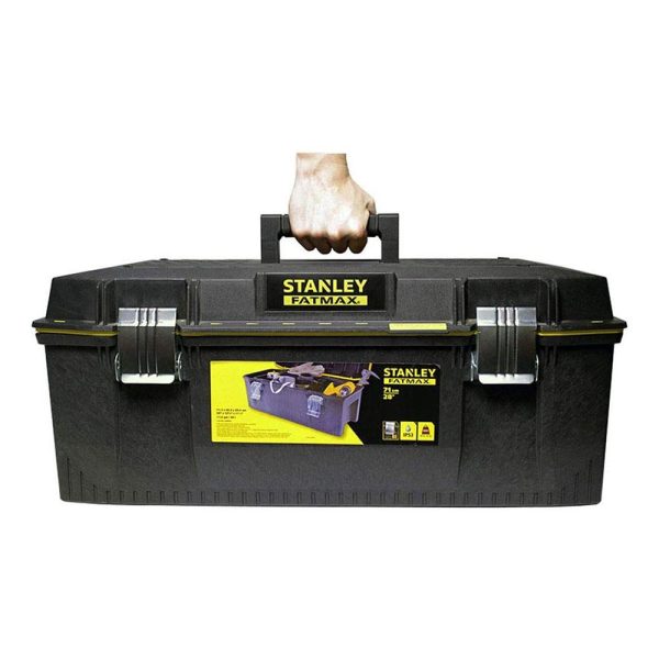 Stanley Fatmax 28 Inch Waterproof Toolbox Storage With Heavy Duty Metal Latch - Black - Image 6