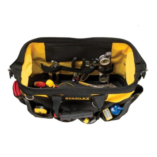 Stanley Fatmax 18 Inch Technician Tool Bag 46cm x 26cm x 10cm - Black/Yellow - Image 3